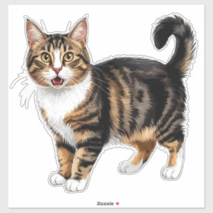 Closeup Cat Portrait