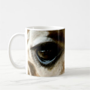 Closeup Giraffe Face Wild Animals Nature Photo Coffee Mug