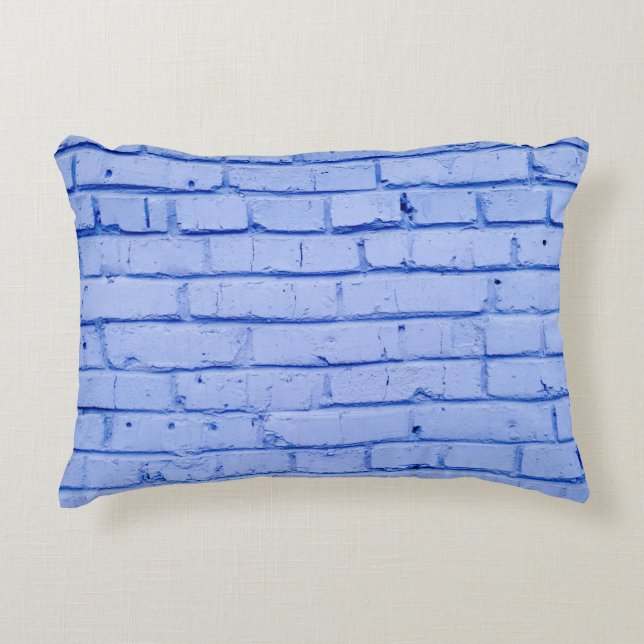 Closeup of brick surface accent pillow (Front)