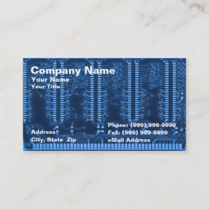 Closeup of Circuit Board Business Card
