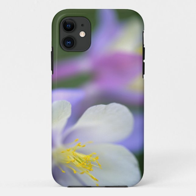 Closeup of Colorado Columbine flower. Case-Mate iPhone Case (Back)