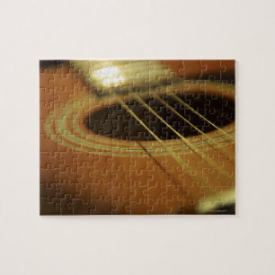Closeup of Guitar Jigsaw Puzzle