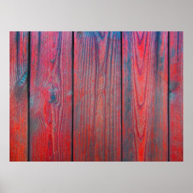 Closeup of old wood planks texture backgroundabstr poster (Front)