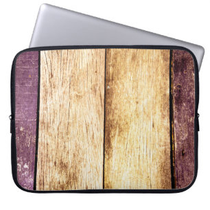 Closeup of old wood texture backgroundabstract, ho laptop sleeve