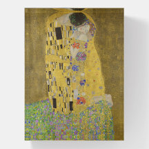 Closeup of "The Kiss" by Gustav Klimt