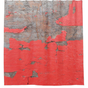 Closeup old and peeling painted wood board backgro