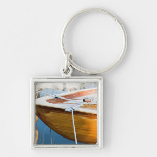 Closeup On Tied Up Boat Keychain