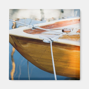 Closeup On Tied Up Boat Magnet