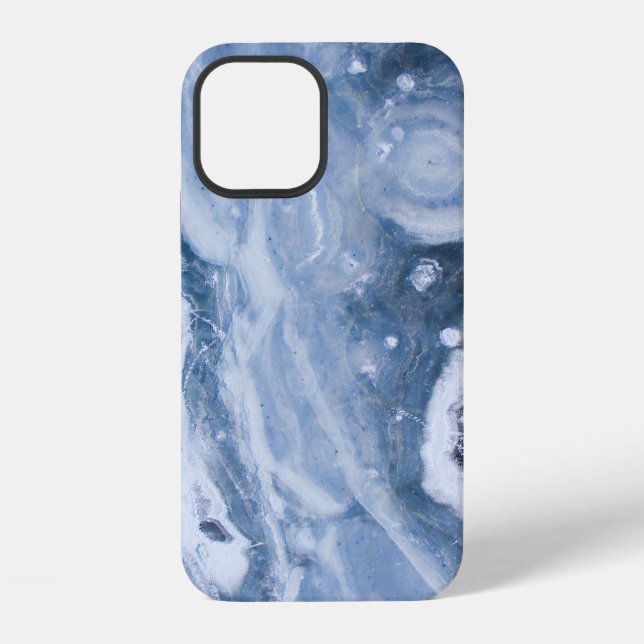 Closeup photography of grey geode iPhone case (Back)