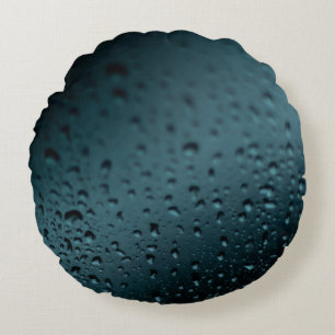 Closeup photography of tear drops round pillow