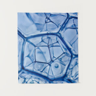Closeup photography of water bubbles tapestry