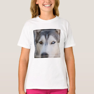 Closeup Stoic Gaze of an Alaskan Malamute T-Shirt