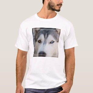 Closeup Stoic Gaze of an Alaskan Malamute T-Shirt