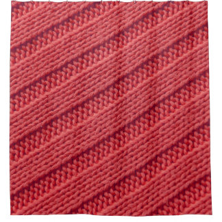 Closeup stripy crochet texture.