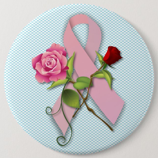 Closure for the Breast Cancer Survivor 6 Inch Round Button (Front)