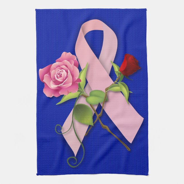 Closure for the Breast Cancer Survivor Kitchen Towel (Vertical)