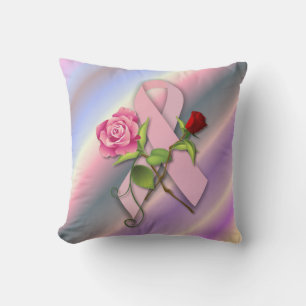 Closure for the Breast Cancer Survivor Throw Pillow