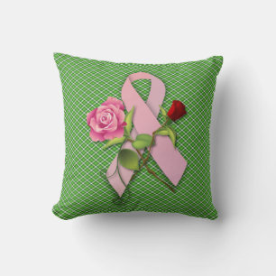 Closure for the Breast Cancer Survivor Throw Pillow