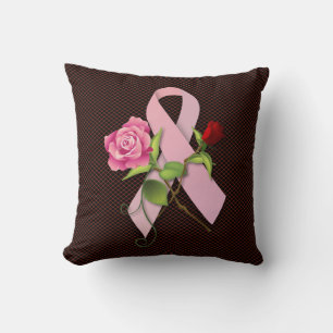 Closure for the Breast Cancer Survivor Throw Pillow