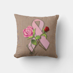 Closure for the Breast Cancer Survivor Throw Pillow