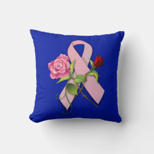 Closure for the Breast Cancer Survivor Throw Pillow