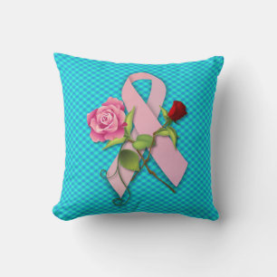 Closure for the Breast Cancer Survivor Throw Pillow