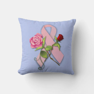 Closure for the Breast Cancer Survivor Throw Pillow