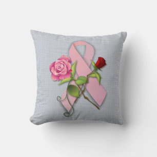 Closure for the Breast Cancer Survivor Throw Pillow