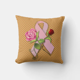Closure for the Breast Cancer Survivor Throw Pillow
