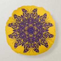 CLOSURE mandala round pillow | TRIVE collection 