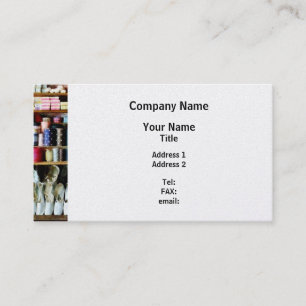 Cloth in General Store - Platinum Finish Business Card
