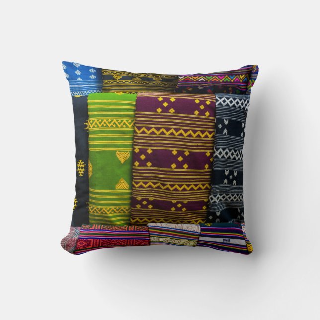 Cloth Textiles For Sale Throw Pillow (Front)