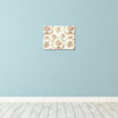 Cloth woven for Queen Marie Antoinette at the Pala Canvas Print (Insitu(Wood Floor))