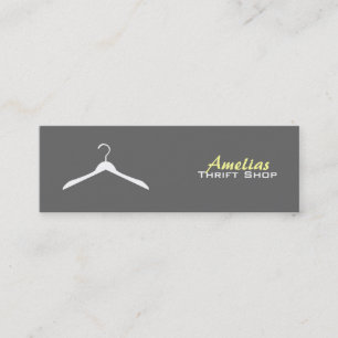 Clothes Hanger Business Cards -Colour Changeable.