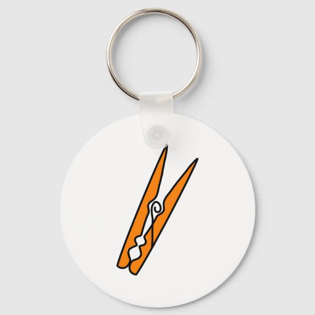 Clothes Peg Keychain (Front)