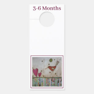 Clothes Rail Divider Hanger - 3-6 Months Bird