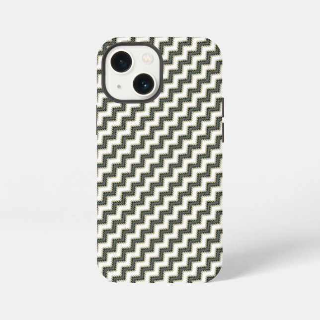 Clothes zipper pattern iPhone case (Back)