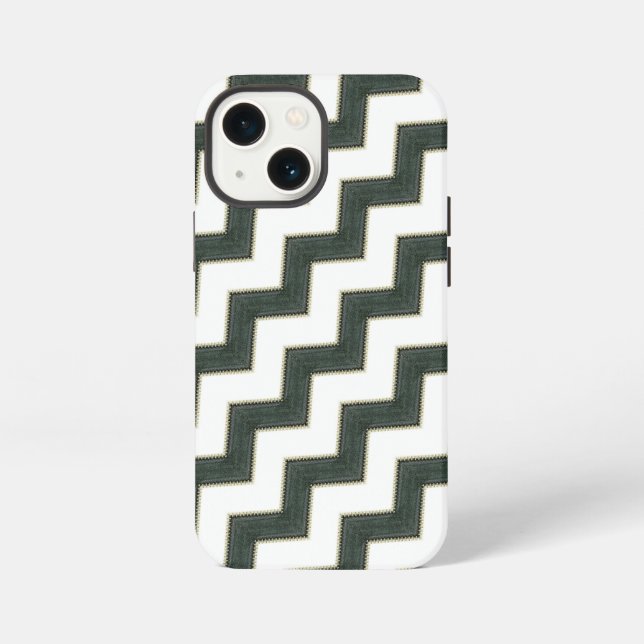 Clothes zipper pattern iPhone case (Back)