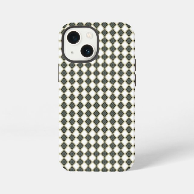 Clothes zipper pattern iPhone case (Back)