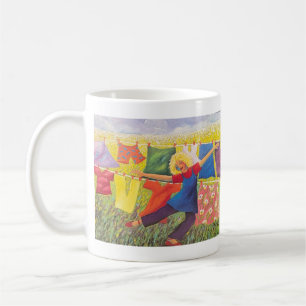 Clothesline Dance Coffee Mug