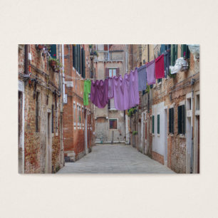 Clothesline In Venice Italy