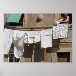 Clothesline, Italy Value Poster Paper (Matte)