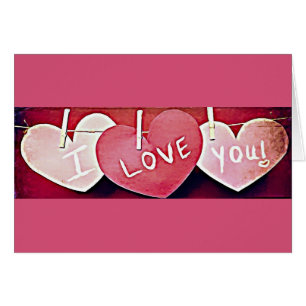 Clothesline Love Greeting Card