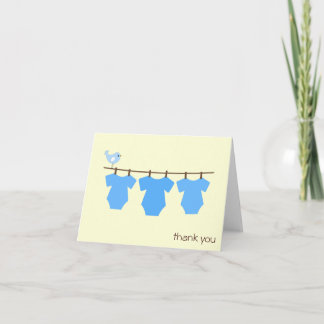 Clothesline Thank You Cards