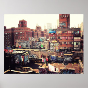 Clotheslines and Graffiti, Medium Poster