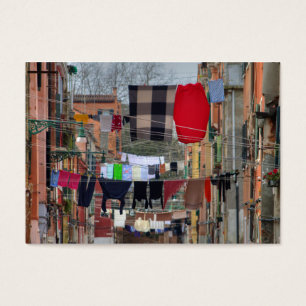 Clotheslines In Venice Italy