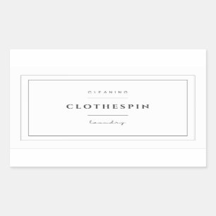 Clothespin Label Sticker