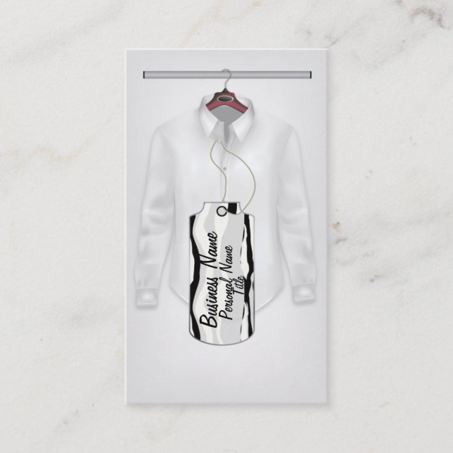 Clothing Business Business Card (Front)