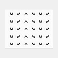 Clothing M Medium Size Labels for Clothes Apparel