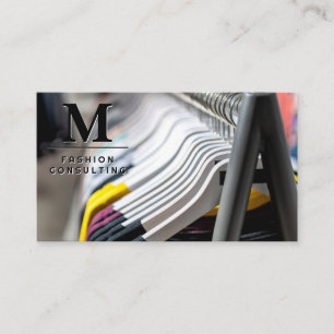 Clothing Rack Fashion Designer Business Card